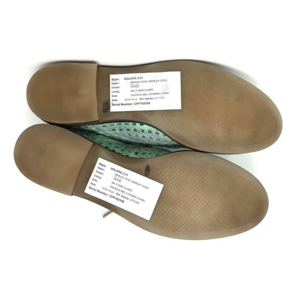 Mint Green Women's Flats - Picture 5 of 9
